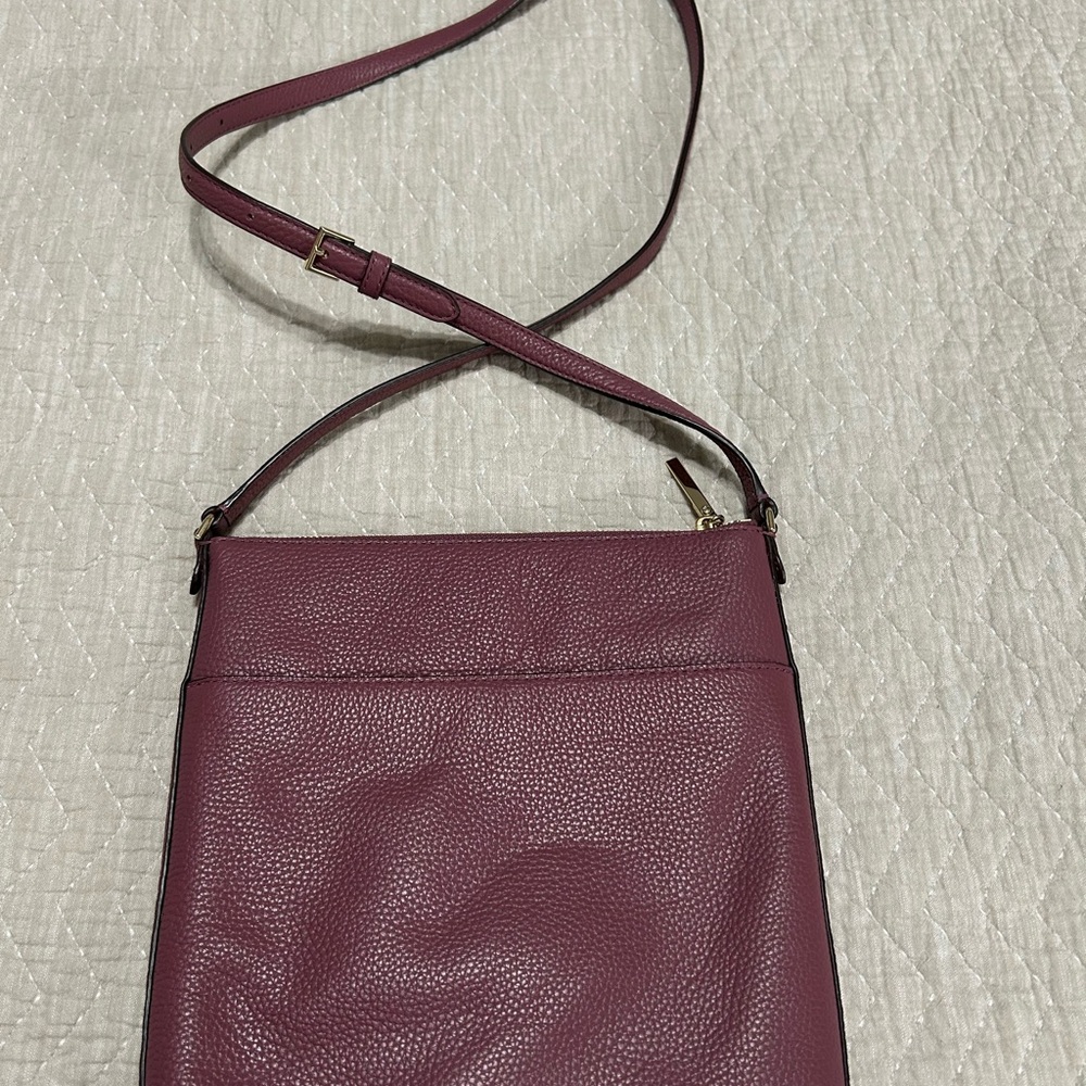Kate Spade Dark Mauve Crossbody Bag with Adjustable Strap - Picture 3 of 4